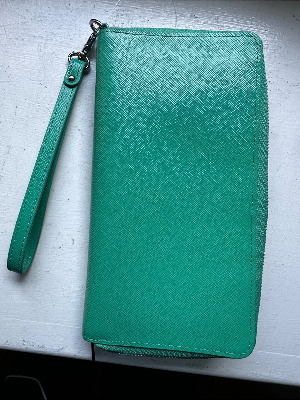 Nordstrom Teal Wristlet Clutch